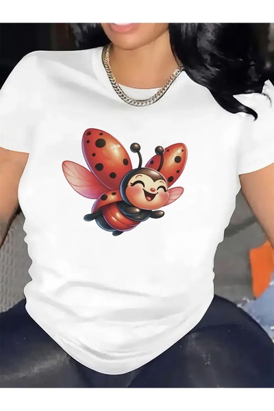 Astogria13 T-Shirt With Cute Ladybug Design | Durable And Comfortable, Ideal ...