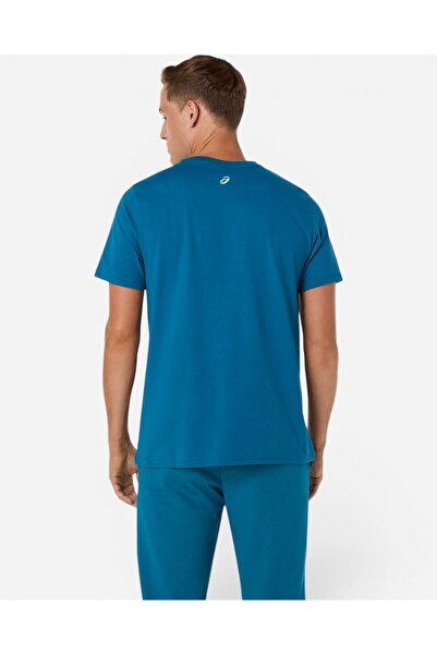 Asics CHEST LOGO TEE Erkek Yeşil Kısa Kollu Tshirt 2031F333-400