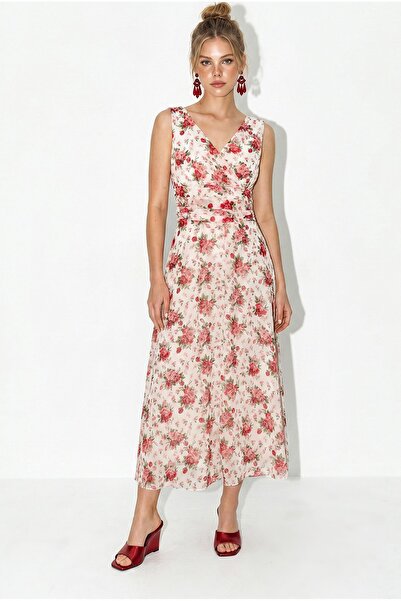 Hiccup LUCCI Rochie Midi În A Cu Imprimeu Floral