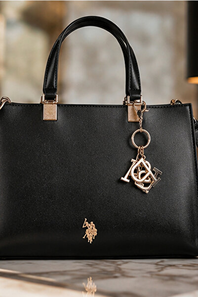 U.S. Polo Assn. USPA TOTE BAG US6588,BLACK