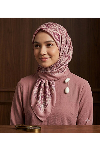 HİLALZEY ESARP SAL Etnik desenli pamuk soft eşarp