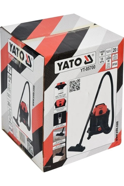 yato Aspirator industrial 1400W 20L uscat și umed