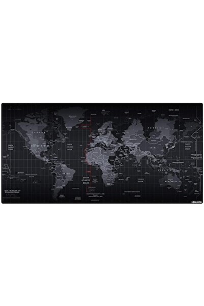 OEM Mouse pad de gaming cu hartă a lumii, rezistent la apă, suprafață mare di...