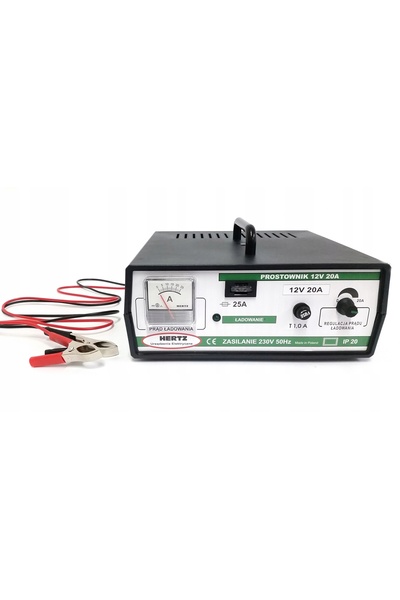 Hertz ÎNCĂRCĂTOR AUTOMAT 12V 20A, CU CURRANT REGLABIL, PÂNĂ LA 16A "