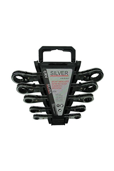 Silverina Set de chei inelare 5 piese cu clichet, dublu capăt, SK-005-01TRESZ...