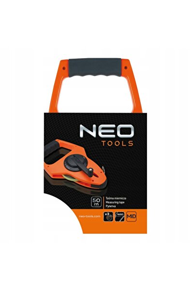 NEO Tools Ruletă de măsurat din oțel pentru topografie și construcții 50m x 1...