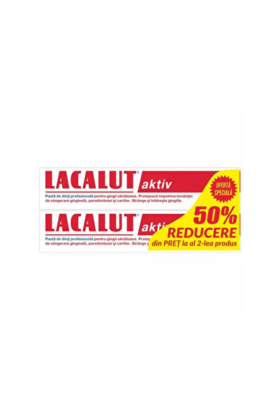 lacalut Aktiv 2 X 75 ml Pachet