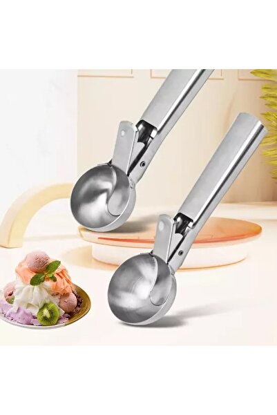 Perfect Home Lingură pentru înghețată din inox, 18,5×5 cm