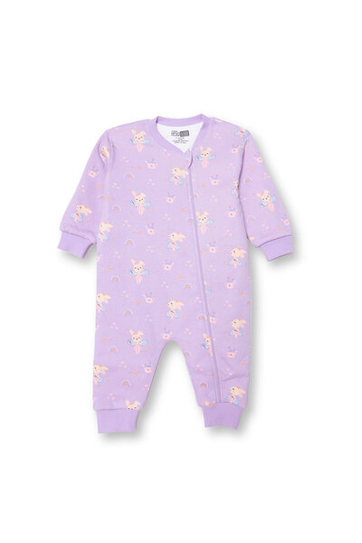 ebebek Hello Baby HelloBaby Kız Bebek Uyku Tulumu Prenses Baskılı Fermuarlı B...