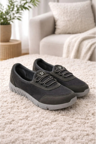 NECO GİYİM Biger Women's Laceless Comfortable Lightweight Memory Thick Sole W...