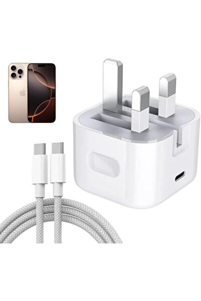Generic PWR 35W Fast USB C Power Adapter Plus Type C Cable for Iphone 16 Pro ...