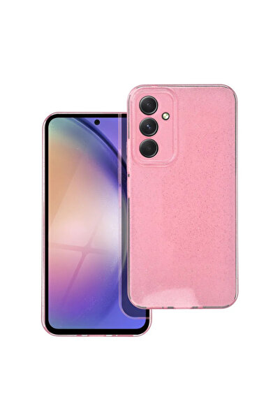 Techwave Λαμπερή θήκη για Samsung Galaxy A54 5G ροζ