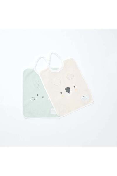 KIABI 2-Pack Pull-Over Bibs GREEN