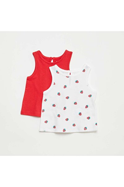 KIABI Tank Top Set - 2 Pieces WHITE
