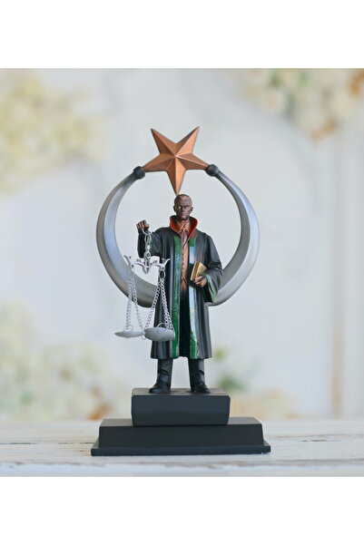 Gift Garden ÖZEL TASARIM AVUKAT İSİMLİK AY YILDIZ BİBLO HEYKEL