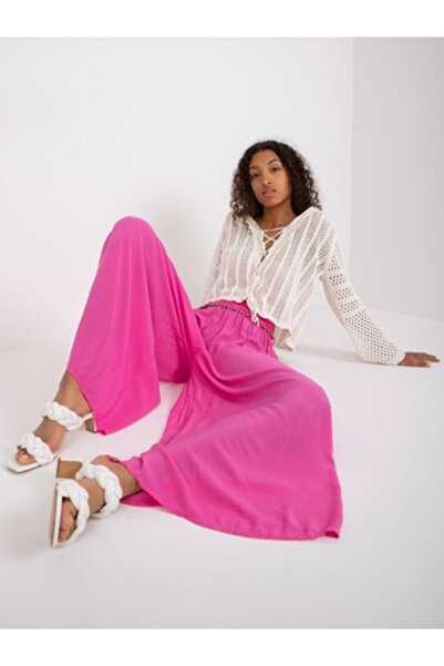 Och Bella Pantaloni Dama, Och Bella, Viscoza, Roz, model TW-SP-BI-81733.14