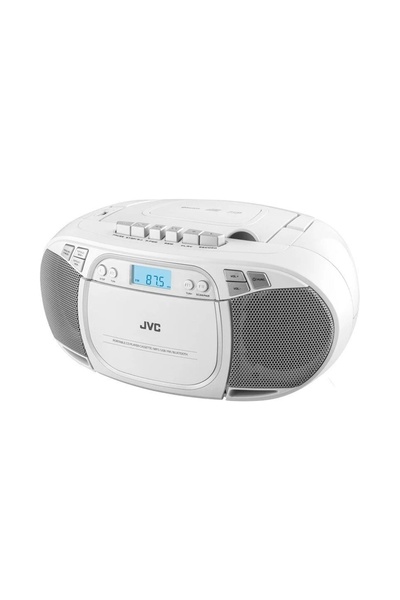 JVC Radio Boombox RC-E451W CD Casetă Bluetooth USB FM Alb MP3