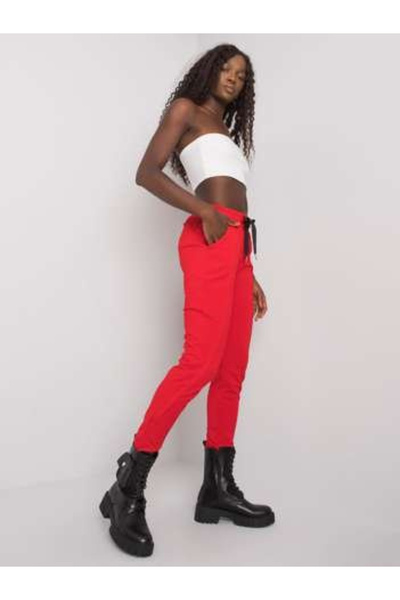 Relevance Pantaloni Trening Dama, RELEVANCE, Bumbac, Sport, Rosu, model RV-DR...