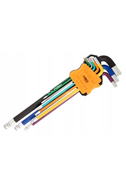 NEO Tools Chei hexagonale 1.5-10mm, set 9 bucăți. NEO