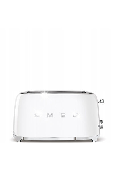 SMEG Prăjitor de pâine cu două fante TSF02WHEU 4 felii de pâine 1500W Funcție...