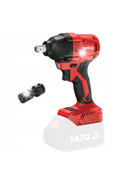 yato Cheie de impact 1/2'' cu acumulator, fără perii, 18V, 350Nm, corp