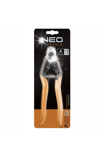 NEO Tools Foarfece pentru sârmă și cabluri de oțel 190MM 01-512 NEO