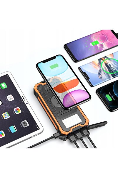 ITIMPORT POWERBANK SOLAR 4xUSB 20000mAh 20W INDUCȚIE IP65