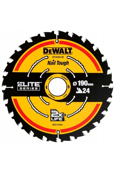 Dewalt 3x Disc de ferăstrău 190x24zx30 DT10399 cu dinte (sau: cu dinți)