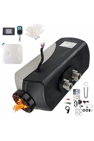 NO BRAND Încălzitor staționar 12V 8KW cu telecomandă LCD