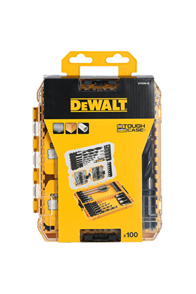 Dewalt Set de biți și burghie în cutie ToughCase 100 piese. ORIGINAL DT70784