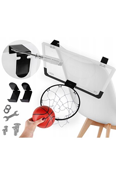 Stator Placă decorativă tip tablă pentru baschet, cu coș și minge, de agățat ...