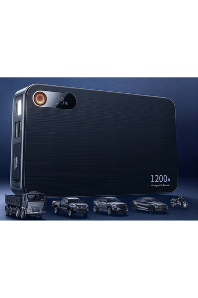 Baseus Powerbank Demaror Auto 1200A 12000mAh Cu Cabluri