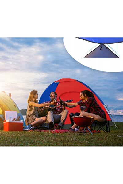 Stator CORT MARE PENTRU CAMPING IGLO PATRU PERSOANE 190x190 SET +GEANTĂ