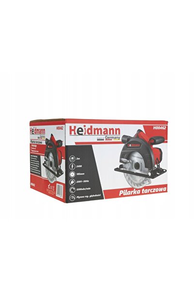 Heidmann Ferăstrău circular de mână pentru lemn, 2400W, disc de 185mm, puternic.