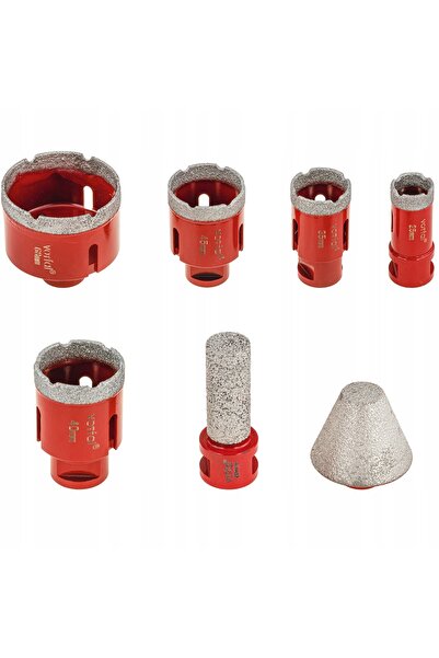 Vorfal Burghie diamantate pentru gresie, 6-68 mm, 2 discuri.