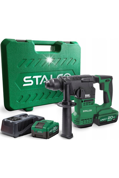 Stalco Ciocan rotopercutor cu acumulator 2x4,0Ah, set RHS20-18BL