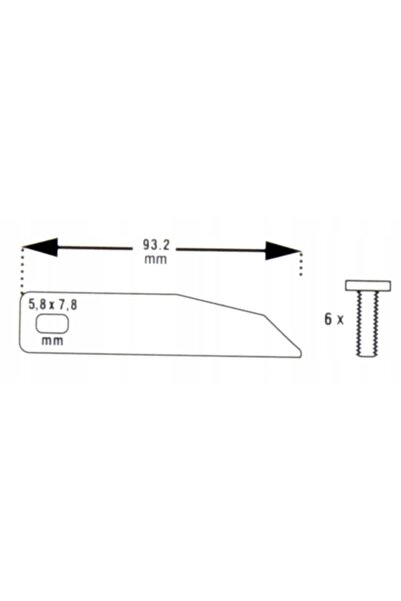 AL-KO Cuțite pentru roboți pescari de pește ALKO KPL. 6 bucăți