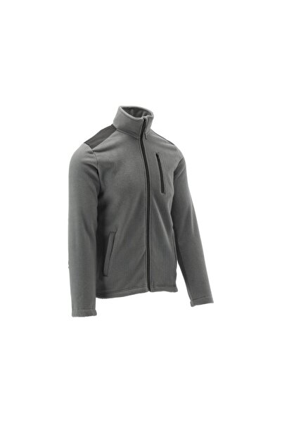 yato Hanorac polar bărbătesc XL MAX HEAVY gri închis 420g cu fermoar 3 buzunare