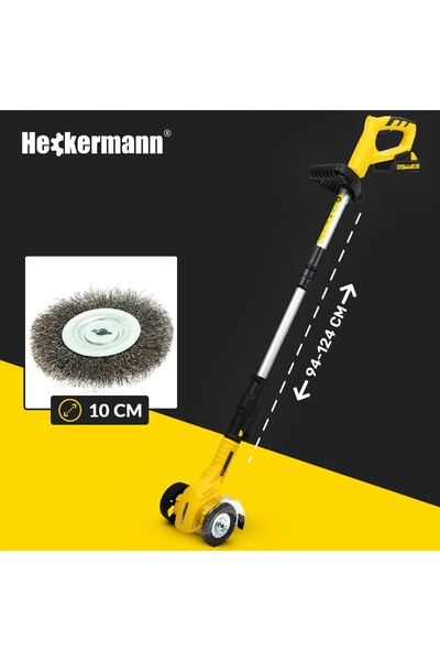 Heckermann Perie electrică pentru curățarea rosturilor de beton, cu acumulato...