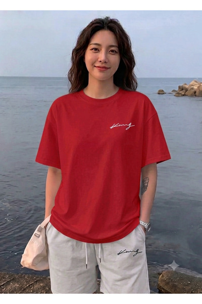 CLOTHES33 T-Shirt Shorts 2-Piece Combination Thin Summer Sweat-Absorbing Hand...