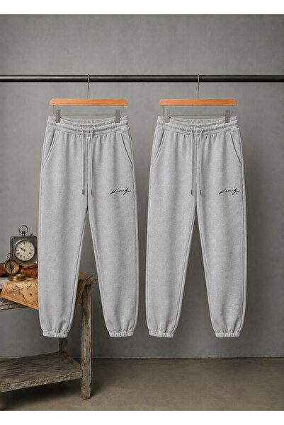 CLOTHES33 2-Piece Sports Tracksuit Thin Summer Sweat-Absorbing Handwritten Ki...