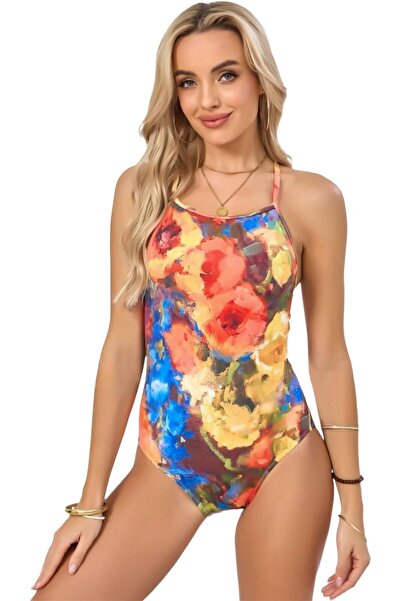 Okapi lifestyle Okapi Strappy Swimsuit | Cross-Back One Piece Women | Adjusta...