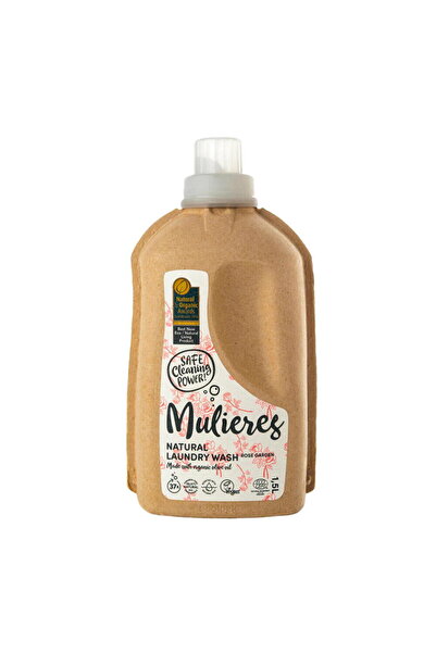 Mulieres Detergent pentru Rufe cu 99% Ingrediente Naturale Rose Garden 1.5L