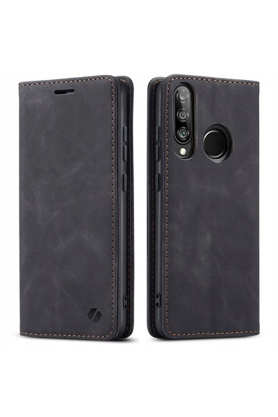 spacecase Husă tip portofel din piele pentru Huawei P30 Lite + sticlă