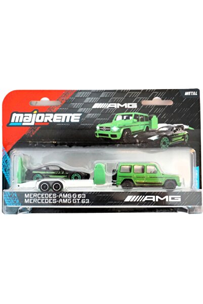 Majorette Mercedes AMG cu remorcă 1:64 pentru copii și colecționari