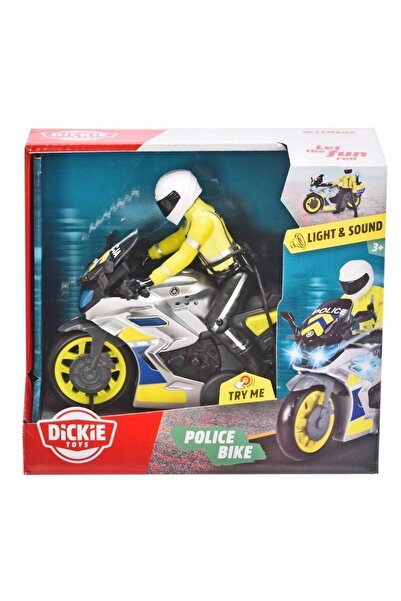 Dickie Toys SIMBA Dickie SOS motocicletă de poliție 17cm 371-2018