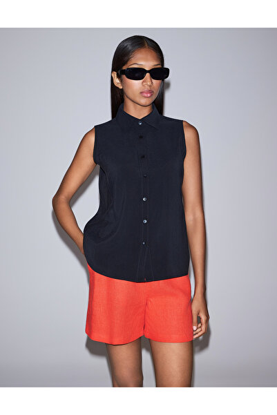 Pierre Cardin Black Regular Fit Short Sleeve Shirt 50328644-Vr046