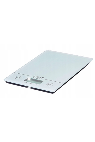 adler Cântar de bucătărie electronic de precizie 1g-5kg LCD alb