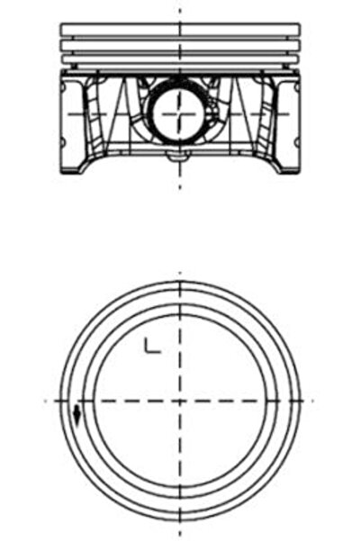 Kolbenschmidt Piston 99 913 601