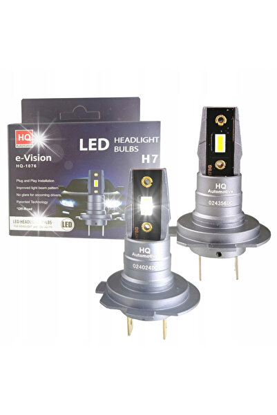 HQ Automotive Becuri LED H7 SUPER PUTERNICE HQ 12-24V 6000K 1:1 BLACK EDITION...